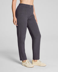 SPANX AirEssentials® Brushed Slim Straight Pant Heather Storm