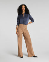 SPANXsupersmooth™ WellSuited 360 Wide Leg Pant | Camel Heather