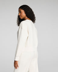 SPANX AirEssentials® Luxe Crewneck Long Sleeve Top Ivory