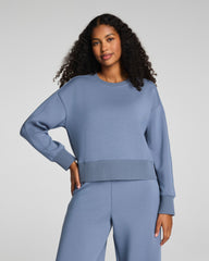SPANX AirEssentials® Luxe Crewneck Long Sleeve Top Rain