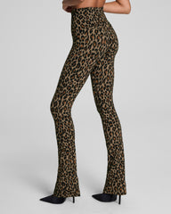 SPANXsupersmooth™ PerfectFit Ponte Micro Flare Pant Light Leopard Print