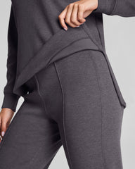 SPANX AirEssentials® Brushed V-Neck Tunic Heather Storm