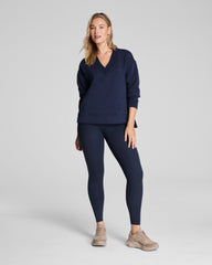 SPANX AirEssentials® Brushed V-Neck Tunic Timeless Navy Heather