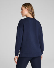 SPANX AirEssentials® Brushed V-Neck Tunic Timeless Navy Heather