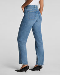 SPANXshape™ Authentic 360 Mid-Rise 90s Straight Leg Jeans | Elysian