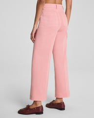 SPANXshape™ Authentic 360 Cropped Wide Leg Jeans with Patch Pockets | Nautilus