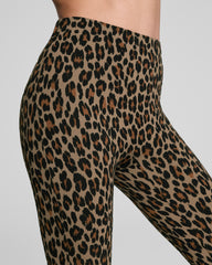 SPANXsupersmooth™ PerfectFit Ponte Stirrup Legging Light Leopard Print