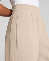 SPANX AirEssentials® Luxe Barrel Leg Pant with Shimmer Bone / Silver Shimmer