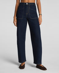 SPANXshape™ Authentic 360 Utility Barrel Leg Jeans | Marina
