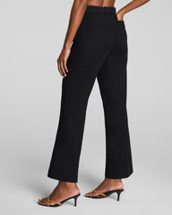 SPANXsupersmooth™ Stretch Twill Cropped Easy Flare Pant | Classic Black