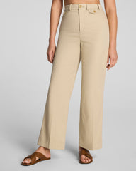SPANXsupersmooth™ Stretch Twill Cropped Easy Flare Pant | Sandbar