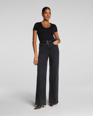 SPANXsmooth™ Jersey V-Neck Tee | Classic Black