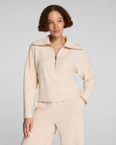 SPANX AirEssentials® French Rib Half Zip
