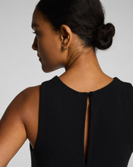 SPANX AirEssentials® French Rib Sleeveless Jumpsuit | Very Black