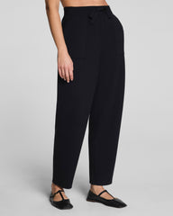 SPANX AirEssentials® French Rib Barrel Leg Pant | Very Black