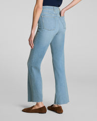 SPANXshape™ Authentic 360 Raw Hem Kick Flare Jeans | Seaside Blue