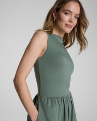 SPANXsmooth™ Jersey High Neck Midi Dress | Eucalyptus