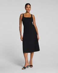 SPANXshape™ Ponte Fit and Flare Midi Dress | Classic Black