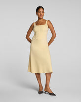 SPANXshape™ Ponte Fit and Flare Midi Dress | Sunbeam