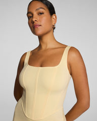 SPANXshape™ Ponte Fit and Flare Midi Dress | Sunbeam