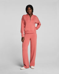 SPANX AirEssentials® Shawl Collar Half Zip | Clay