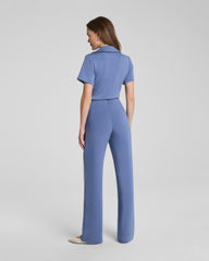 SPANX AirEssentials® Collared Tie-Waist Jumpsuit | Rain