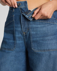 SPANXsupersmooth™ Authentic 360 Lightweight Utility Barrel Leg Jeans | Oceanic