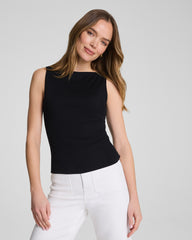 SPANXsmooth™ Jersey High Neck Tank
