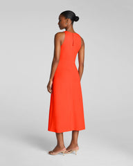SPANX® Ponte Sleeveless A-Line Midi Dress | Sunset Coral