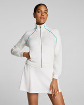 SPANX AirEssentials® Contrast Piping Track Jacket | Powder