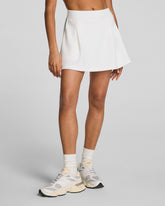 SPANX AirEssentials® Contrast Piping Skort, 15" | Powder