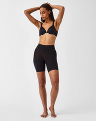 SPANXsculpt™ Seamless Power Mid-Thigh Short | Very Black