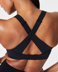 SPANX® FlexFeel Medium Impact Sports Bra Very Black