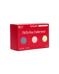 SPANXsmooth™ Fit-To-You Brief 3-Pack Box | Rain/Begonia/Zest