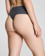 SPANXsupersmooth™ Undie-tectable® Supima® Cotton Thong Earth Stone