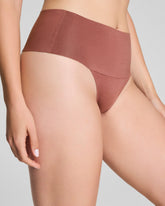 SPANXsupersmooth™ Undie-tectable® Supima® Cotton Thong Rose Smoke