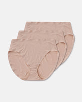 SPANXsmooth™ Fit-To-You Modal Hi-Leg Brief 3-Pack Box Champagne Beige