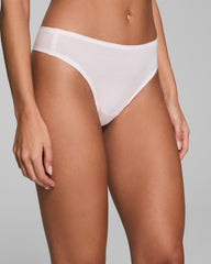SPANXsmooth™ Fit-To-You Supima® Cotton Thong 3-Pack Pink Blossom/Daffodil/Petunia