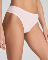 SPANXsmooth™ Fit-To-You Supima® Cotton Thong 3-Pack Box | Aster/Rosebud/Basalt