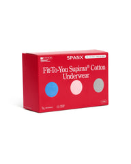SPANXsmooth™ Fit-To-You Supima® Cotton Brief 3-Pack | Aster/Rosebud/Basalt