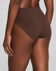 SPANXsmooth™ Fit-To-You Supima® Cotton Brief 3-Pack Chestnut Brown