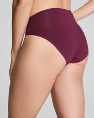 SPANXsmooth™ Fit-To-You Supima® Cotton Brief 3-Pack Plum Berry/Rose Quartz/Cafe Au Lait