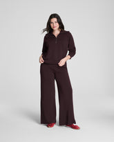 SPANX AirEssentials® Wide Leg Pant Truffle Brown