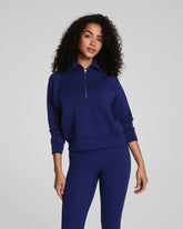 SPANX AirEssentials® Half Zip Midnight Iris