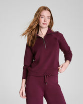 SPANX AirEssentials® Half Zip Plum Berry