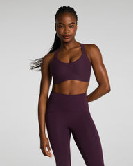 SPANX® BoostUp Medium Impact Sports Bra | Blackberry