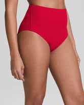 SPANXshape™ Swim Pique Ultra Hi-Rise Cheeky Bottom Spanx Red