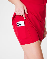 SPANXshape™ Get Moving Zip Front Dress Spanx Red