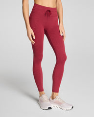 SPANXsupersmooth™ SoftStretch Full-Length Leggings Red Merlot Heather