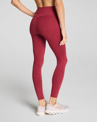 SPANXsupersmooth™ SoftStretch Full-Length Leggings Red Merlot Heather